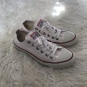 White Low Top Converse